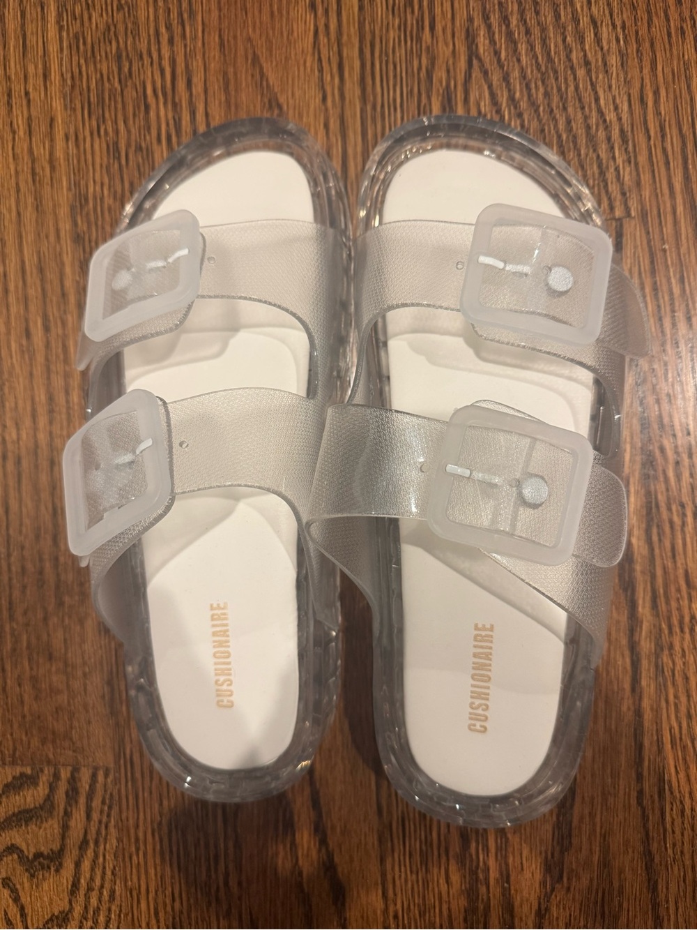 Women Cushionaire clear Sandals